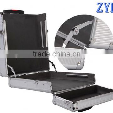 ZYD aluminum laptop trolley case made in china