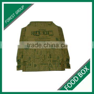 FOOD GRADE DISPOSABLE CORRUGATED FOOD TAKE AWAY BOX FOR PIZZA WITH PRINT photo-3