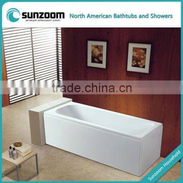 SUNZOOM UPC/cUPC certified bathtub skirted, built in bathtub with skirt, acylic bathtub