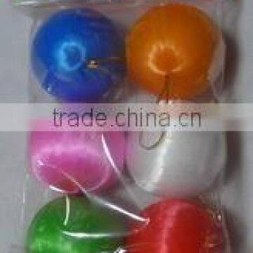 Cheap Colorful Foam christmas ball With String /Xmas Decoration