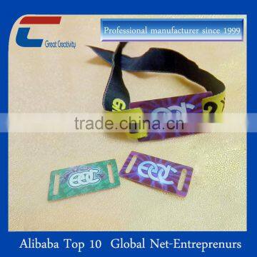 Factory price woven wristbands for events