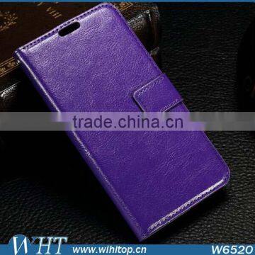 Crazy Horse Skin for Lumia 640 Flip Cover Case With Card Holder, for Nokia Lumia 640 Leather Case
