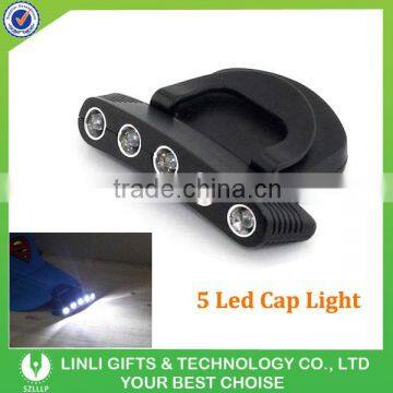 5 Led Adjustable Light Cap Torch