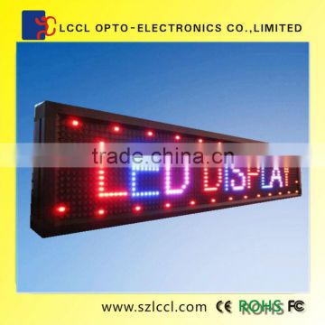 Programmable LED Moving message Display Sign p20 fullcolor semi-outdoor high resolution led display screen                        
                                                Quality Choice