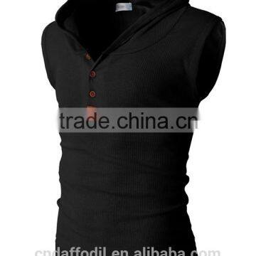 8 colors Summer New Fashion Multi-color Hooded Casual Outdoor Gym bodybuilding Fitness Men Tank Top