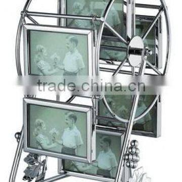 Metal windmill photo frame