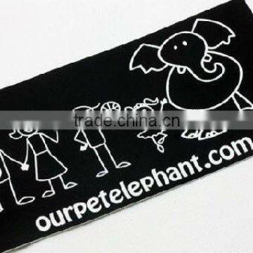 waterproof bumper decal with uv printing