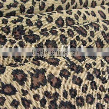 Black Coffee Leopard Pattern Mesh Shiny Mesh Spandex Nylon Clothes photo-4