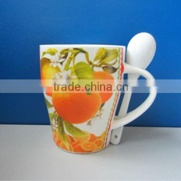 11oz white ceramic mug wholesales ceramic mug ring