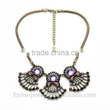 Hot selling fashion handmade chunky pearl necklaces SKA4689