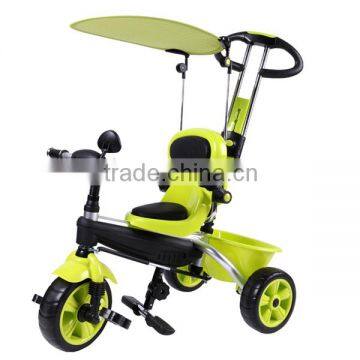 Kids Tricycle with Push Bar