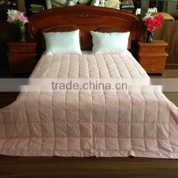 super soft microfiber down pink blanket