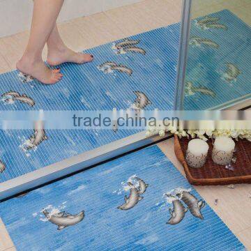 Top selling non-slip pvc floor mat roll washable floor mat