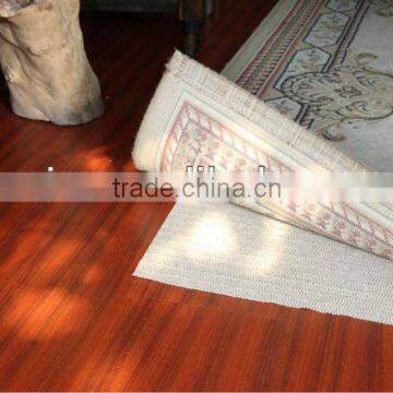 Non skid mesh pvc foam underlay rug