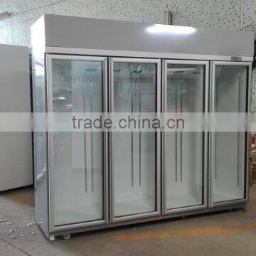 new type luxury aluminum commercial refrigerator showcase