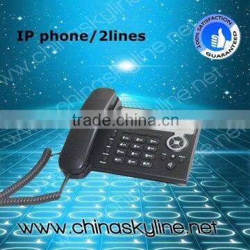 VOIP IP PHONE with 2lines/spa504g 4-line ip phone