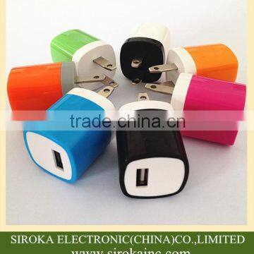 2015 Hot selling universal fixed US plug usb wall plug charger 1.5A home charger for Samsung Android phones