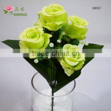 Artificial Flower Silk Rose Wedding Bouquet House Home Decoration Gift