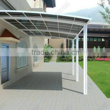 Aluminum single carport awning
