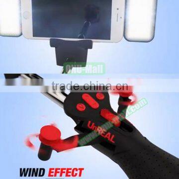 Hot Item Wireless Selfie Stick With Fan, Automated Selfie Stick With LED Light photo-2