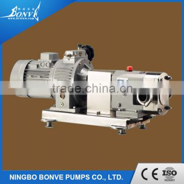 Bonve sanitary horizontal lobe pump rotor pump