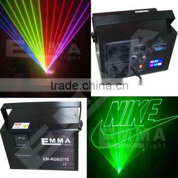 NEW High Power 5W RGB Animation Laser Projector , Dj Disco Club Stage Christmas Show Laser free shipping