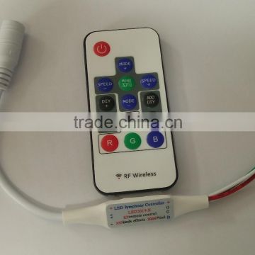 Led RGB Controller 300 kinds of changes Wireless RF Digital Color LED Strip led Light for WS2812B DC 5V/12V