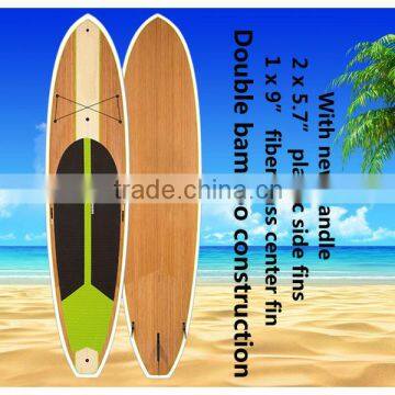 High quality double bamboo veneer paddle board