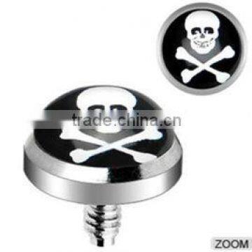 Body jewelry surgical stainless steel micro dermal anchor