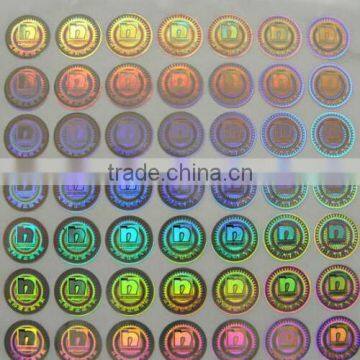 Warranty Seal 3D Hologram Sticker