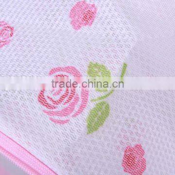 YIWU RODA 100% Polyester Mesh Printed Folding Cylindrical Laundry Bag photo-2