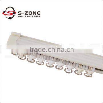 Ivory white curtain rail cover