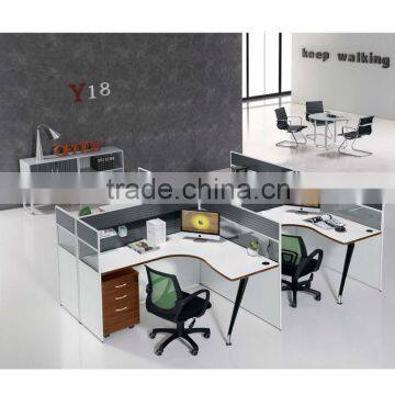 Customized MFC with Melamine Office Partition