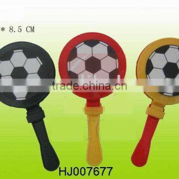 Plastic cheering football fan hand pat