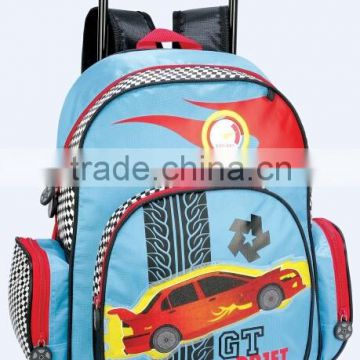 CAR DRIFT design for kids trolley bag