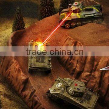 WWII Tank Series Japan TYPE 97 CHI-HA & US M4A3 Sherman Electric 1:72 RC IR BattleTanks