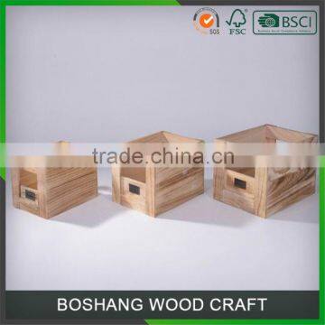 Alibaba Natural Cheap Wooden Gift Box