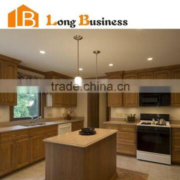 LB-DD1197 China made whole solid wood kitchen cabinet set