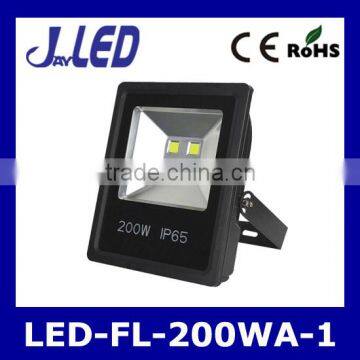 Wayerproof IP65 high quality high lumen led cob 200w floodlight