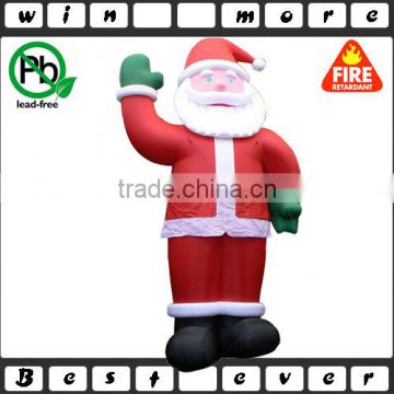 inflatable Santa, large outdoor Christmas decorations happy Santa