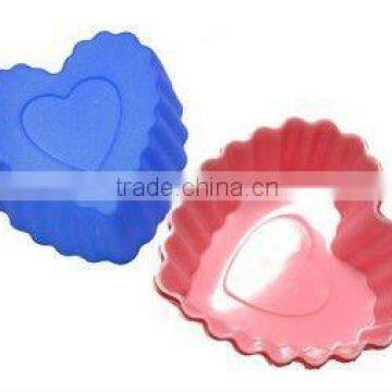 Silicone small heart cake mould