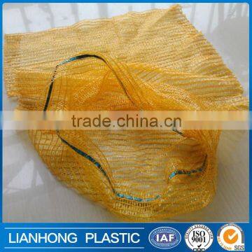 Plastic Manufacturer Colorful PE Raschel Garlic Onion Net Bag