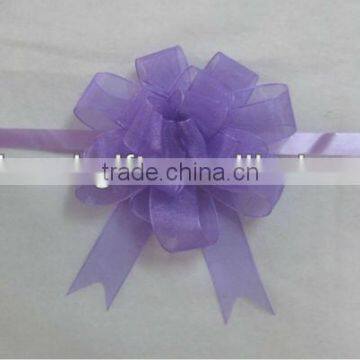 HOT SALE ! Lavender Organdy Gift Wrapping Butterfly Pull Bow