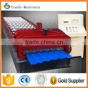 glazed galvanised metal roofing tiles rolling mill line