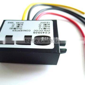 24V/12v convert to 5V 5A/ 25W output dc-dc buck converter step down module