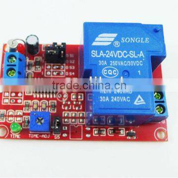 1-Channel 24V Relay module delay ON up to 1 hour