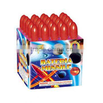 25S 1.4G UN0336 Bateria Missile loud fireworks