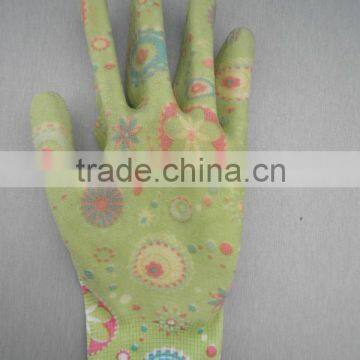 13 gauge seamless nylon liner latex dipped safety working glove