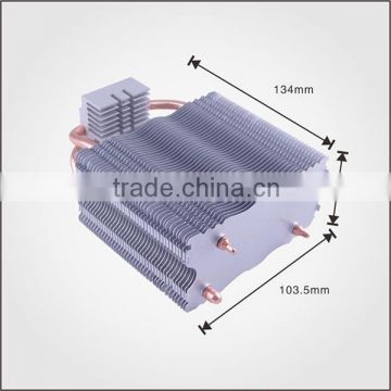 Aluminium Die Casting LED heat radiator with heat pipe