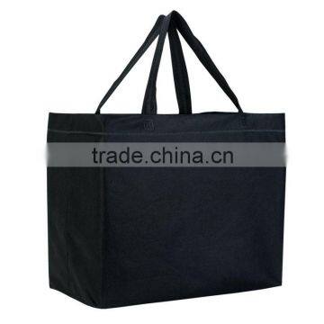 Heat Sealed Non-Woven Grande Tote Bag-Black